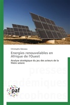 Christophe Gbossou, Gbossou-c - Energies renouvelables en afrique