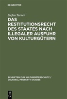 Stefan Turner - Das Restitutionsrecht des Staates nach illegaler Ausfuhr von Kulturgütern