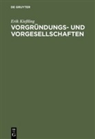 Erik Kießling - Vorgründungs- und Vorgesellschaften