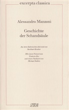 Alessandro Manzoni - Geschichte der Schandsäule