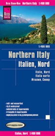 Reise Know-How Verlag Peter Rump, Peter Rump Verlag - Reise Know-How Landkarte Italien, Nord / Northern Italy (1:400.000)