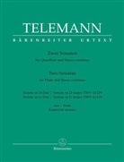 Georg Philipp Telemann, Klaus Hofmann - Zwei Sonaten für Querflöte und Basso continuo TWV 41: D9, TWV 41: G9