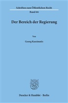 Georg Kassimatis - Der Bereich der Regierung.