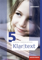Marku Bartsch, Markus Bartsch, Gudru Dorndorf, Gudrun Dorndorf, Hiltrud u a Fox - Klartext, Ausgabe 2015 für Gymnasien in Nordrhein-Westfalen: Klartext - Ausgabe 2015 für Gymnasien (G8) in Nordrhein-Westfalen