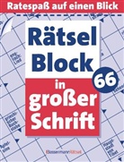 Eberhard Krüger - Rätselblock in großer Schrift. Bd.66