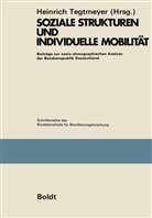 Heinric Tegtmeyer, Heinrich Tegtmeyer - Soziale Strukturen und individuelle Mobilität