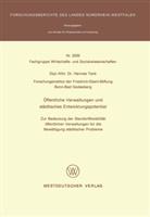 Hannes Tank - Öffentliche Verwaltungen und städtisches Entwicklungspotential