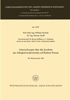 Wilhelm Sturtzel - Untersuchungen über die Zunahme des Zähigkeitswiderstandes auf flachem Wasser