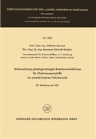 Wilhelm Sturtzel - Untersuchung günstiger Längen-Breitenverhältnisse für Flachwasserschiffe im unterkritischen Fahrbereich