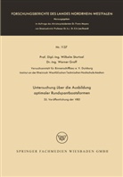 Wilhelm Sturtzel - Untersuchung über die Ausbildung optimaler Rundspantbootsformen