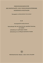 Forschungsstelle für Azetylen Dortmund, Kenneth A Loparo, Kenneth A. Loparo - Untersuchungen über den Umsatz bei der explosiblen Zersetzung von Azetylen