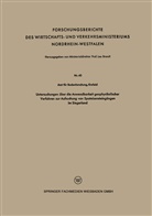 Amt für Bodenforschung Krefeld, Kenneth A Loparo, Kenneth A. Loparo - Untersuchungen über die Anwendbarkeit geophysikalischer Verfahren zur Aufsuchung von Spateisensteingängen im Siegerland