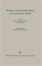 Kenneth A. Loparo, Statistische Vereinigung Köln e V, Statistische Vereinigung Köln e. V., Statistische Vereinigung Köln e V - Beiträge zu Gegenwartsproblemen der Angewandten Statistik