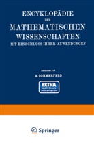 Sommerfeld Arnold, Arnold Sommerfeld - Encyklopädie der mathematischen Wissenschaften mit Einschluss ihrer Anwendungen