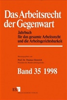 Das Arbeitsrecht der Gegenwart - Band 35: Das Arbeitsrecht der Gegenwart Band 35 - Dokumentation für das Jahr 1997