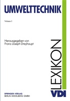 Franz-Jose Dreyhaupt, Franz-Josef Dreyhaupt - VDI-Lexikon Umwelttechnik, 2 Tle.