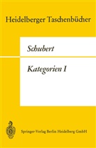 Horst Schubert - Kategorien, 2 Teile