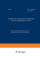 Klemperer, G Klemperer, G. Klemperer, E Rost, E. Rost - Handbuch der Allgemeinen und Speziellen Arzneiverordnungslehre für Äzte