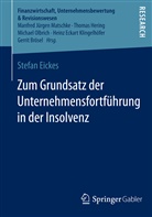 Stefan Eickes - Zum Grundsatz der Unternehmensfortführung in der Insolvenz