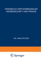 Han Peters, Hans Peters - Kommunale Verwaltung