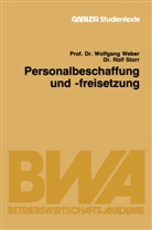 Rolf Storr, Wolfgan Weber, Wolfgang Weber - Personalbeschaffung und -freisetzung