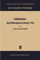 Jahres- und Monatslohnsteuertabelle - Lohnsteuer-Durchführungsverordnung