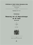Carl W Dorno, Carl W. Dorno - Beobachtungen der Dämmerung und von Ringerscheinungen um die Sonne 1911 bis 1917