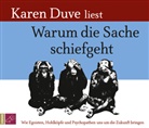 Karen Duve, Karen Duve - Warum die Sache schiefgeht, 2 Audio-CD (Audiolibro)