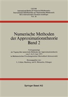 COLLAT, COLLATZ, Collatz, Lothar Collatz, MEINARDUS, Meinardus... - Numerische Methoden der Approximationstheorie. Bd.2