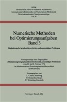 Collatz, L Collatz, L. Collatz, Lothar Collatz, Meinardus, G Meinardus... - Numerische Methoden bei Optimierungsaufgaben Band 3