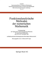 COLLAT, COLLATZ, Collatz, Lothar Collatz, Unger, Unger... - Funktionalanalytische Methoden der numerischen Mathematik