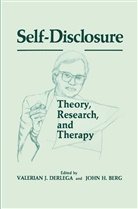 John H. Berg, Valerian J. Derlaga, H Berg, H Berg, Valeria J Derlaga, Valerian J Derlaga - Self-Disclosure
