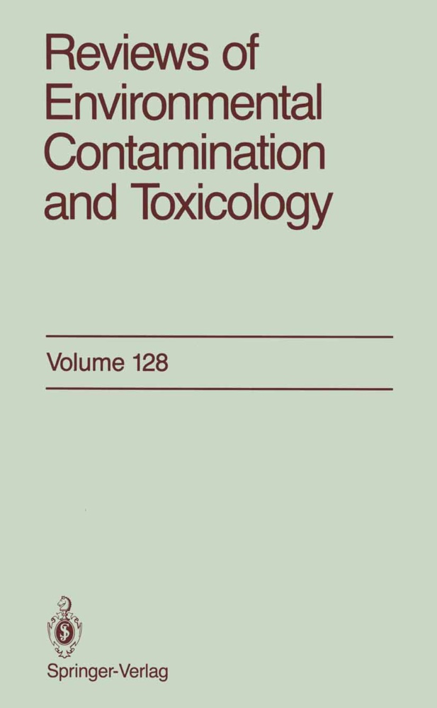 George W Ware, George W. Ware - Reviews of Environmental Contamination and Toxicology