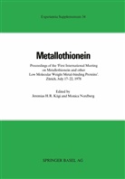 Kägi, J Kägi, J. Kägi, Jeremias H. R. Kägi, Piscator, Piscator - Metallothionein