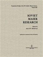 D. V. Skobel tsyn, V Skobel tsyn, D V Skobel tsyn - Soviet Maser Research