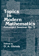 Oleinik, O Oleinik, O. Oleinik - Topics in Modern Mathematics