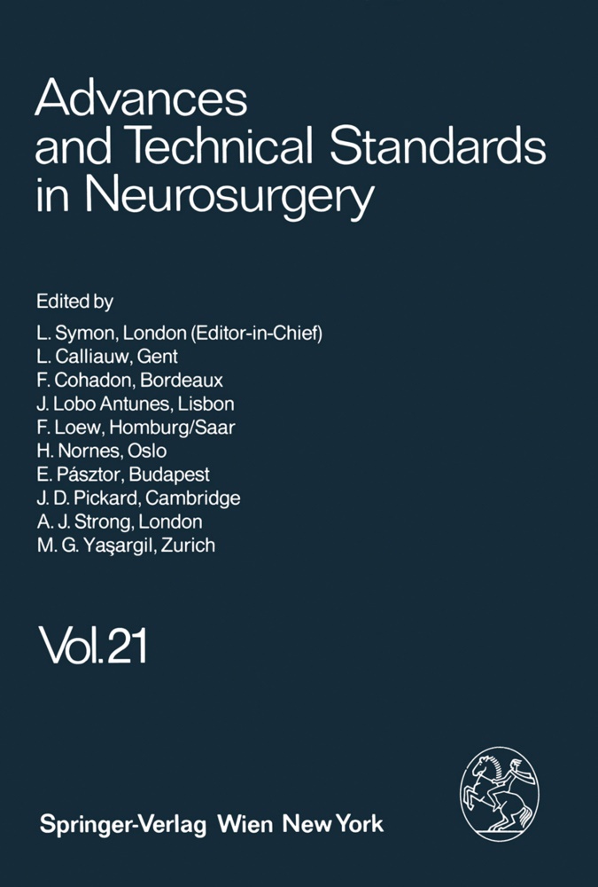 J. Lobo Antunes, Calliauw, L Calliauw, L. Calliauw, F et al Cohadon, … - Advances and Technical Standards in Neurosurgery - .21