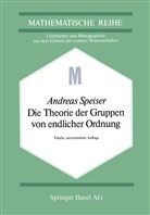 A Speiser, A. Speiser, Andreas Speiser - Die Theorie der Gruppen von endlicher Ordnung