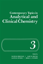 David M. Hercules, Davi Hercules, David Hercules - Contemporary Topics in Analytical and Clinical Chemistry