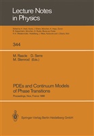 Michel Rascle, Deni Serre, Denis Serre, Marshall Slemrod - PDEs and Continuum Models of Phase Transitions
