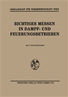 Gesellschaft für Wärmewirtschaf, Gesellschaft für Wärmewirtschaft, Gesellschaft für Wärmewirtschaft/Wien, Gesellschaft für Wärmewirtschaft/Wien, Wien - Richtiges Messen in Dampf- und Feuerungsbetrieben