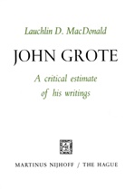 Lauchlin D MacDonald, Lauchlin D. MacDonald - John Grote