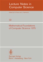 Becvar, J Becvar, J. Becvar, Jírí Becvár, D. Gries, P. Brinch Hansen... - Mathematical Foundations of Computer Science 1975