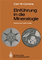 Carl W Correns, Carl W. Correns - Einführung in die Mineralogie