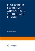 Reinhar Helbig, Reinhard Helbig - Advances in Solid State Physics / Festkörperprobleme