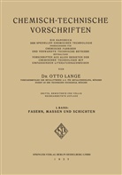 Dr Otto Lange, Dr. Otto Lange, Otto Lange - Chemisch-Technische Vorschriften