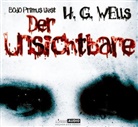 H. G. Wells, H.G. Wells, Herbert G. Wells, Bodo Primus - Der Unsichtbare, 3 Audio-CDs (Audiolibro)