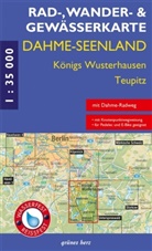 Lutz Gebhardt - Rad-, Wander- und Gewässerkarte Dahme-Seen: Königs Wusterhausen, Teupitz