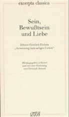 Johann G Fichte, Christoph Asmuth - Sein, Bewusstsein und Liebe