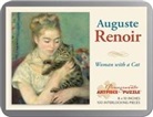 Auguste Renoir Woman with a Cat 100-Piece Jigsaw Puzzle Aa80